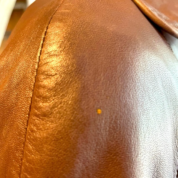 ❤️Elie TAHARI🌺100% Genuine Leather🌺Women’s Large Jacket. Made in Pakistan. - Picture 12 of 13